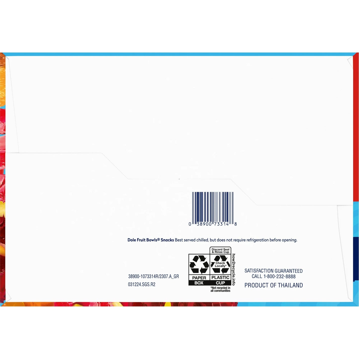 Dole Fruit Bowls Peaches, Mandarin Oranges, and Mixed Fruit in Gel, 4.3 oz Cups (12 Pack)