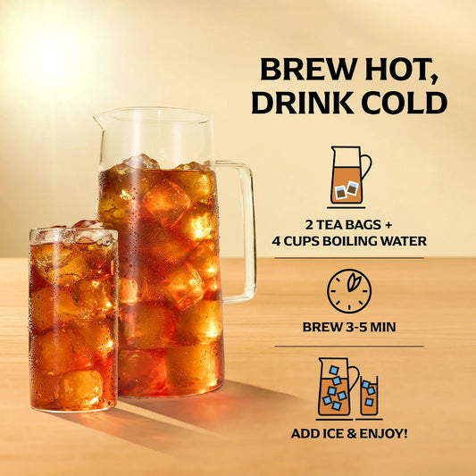 Lipton Unsweetened Black Tea Bags, Family Size, 24 Count