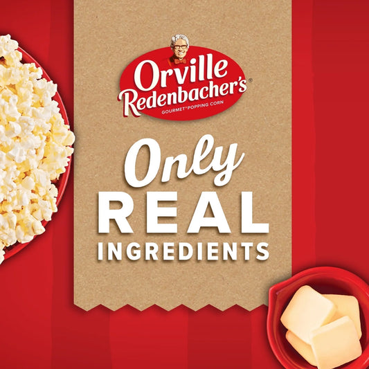 Orville Redenbacher’s Microwave Popcorn Value Size, Ultimate Butter Flavor, 3.29 oz., 12-Count