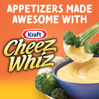 Cheez Whiz Cheese Dip, 1 Jar, Original Flavor, Easy Dip, 15 oz