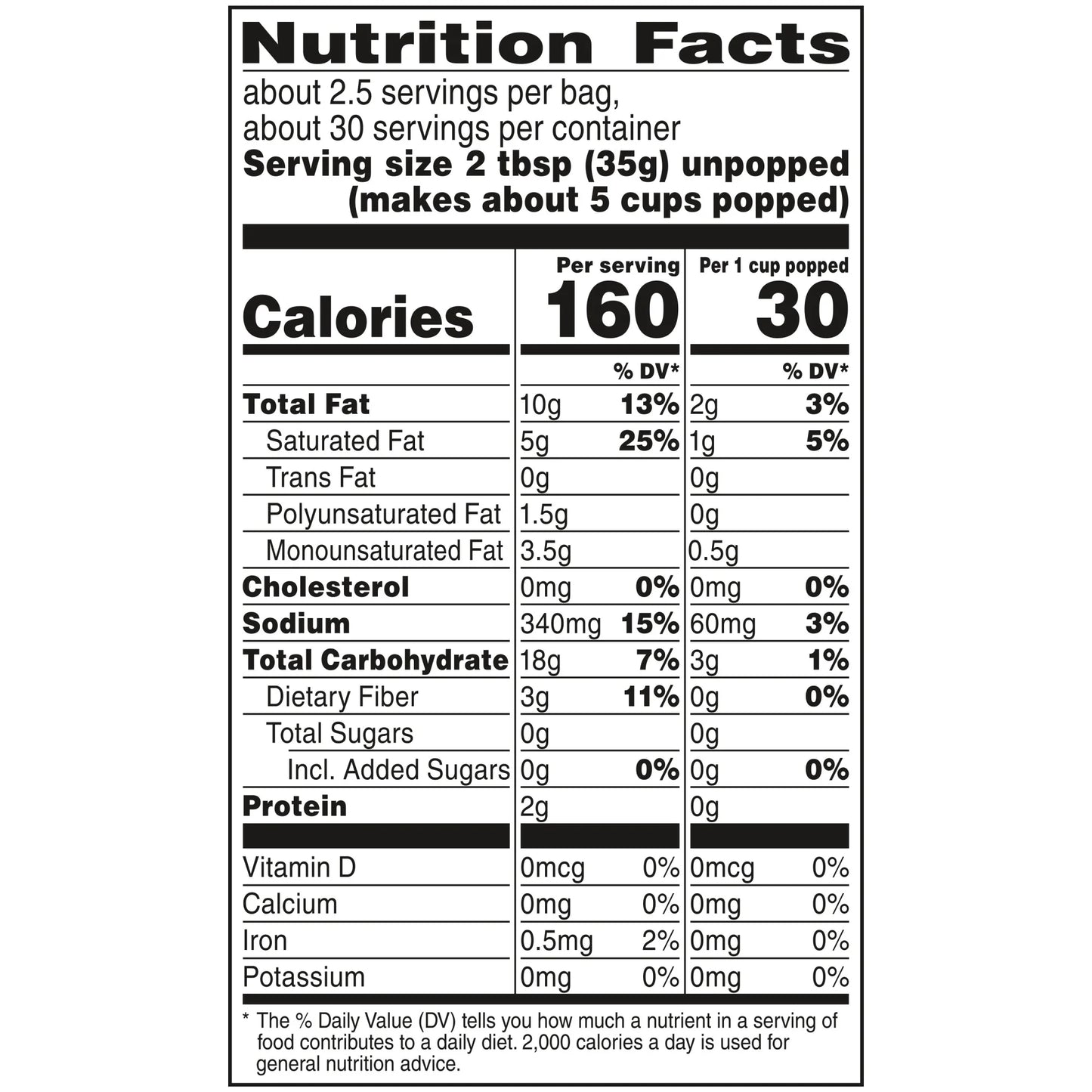 Orville Redenbacher’s Microwave Popcorn Value Size, Ultimate Butter Flavor, 3.29 oz., 12-Count