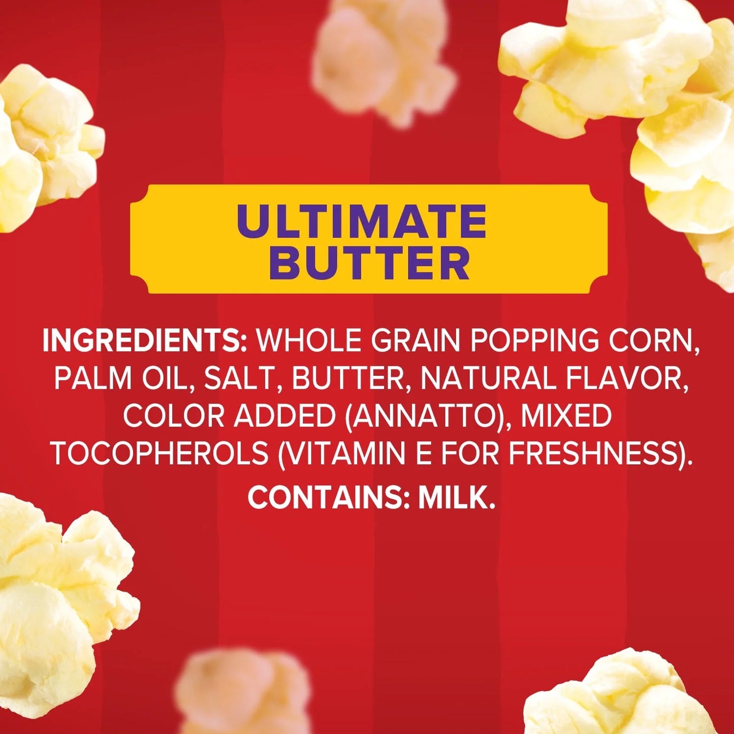Orville Redenbacher’s Microwave Popcorn Value Size, Ultimate Butter Flavor, 3.29 oz., 12-Count