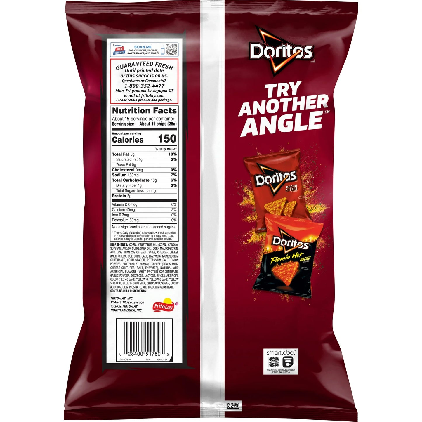 Doritos Spicy Nacho Flavored Party Size Tortilla Chips - 15oz
