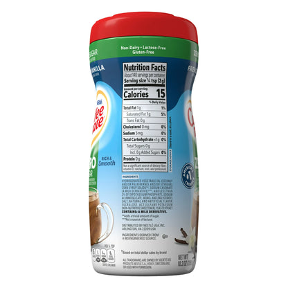 Coffee mate French Vanilla Zero Sugar Powder Coffee Creamer, 10.2 oz