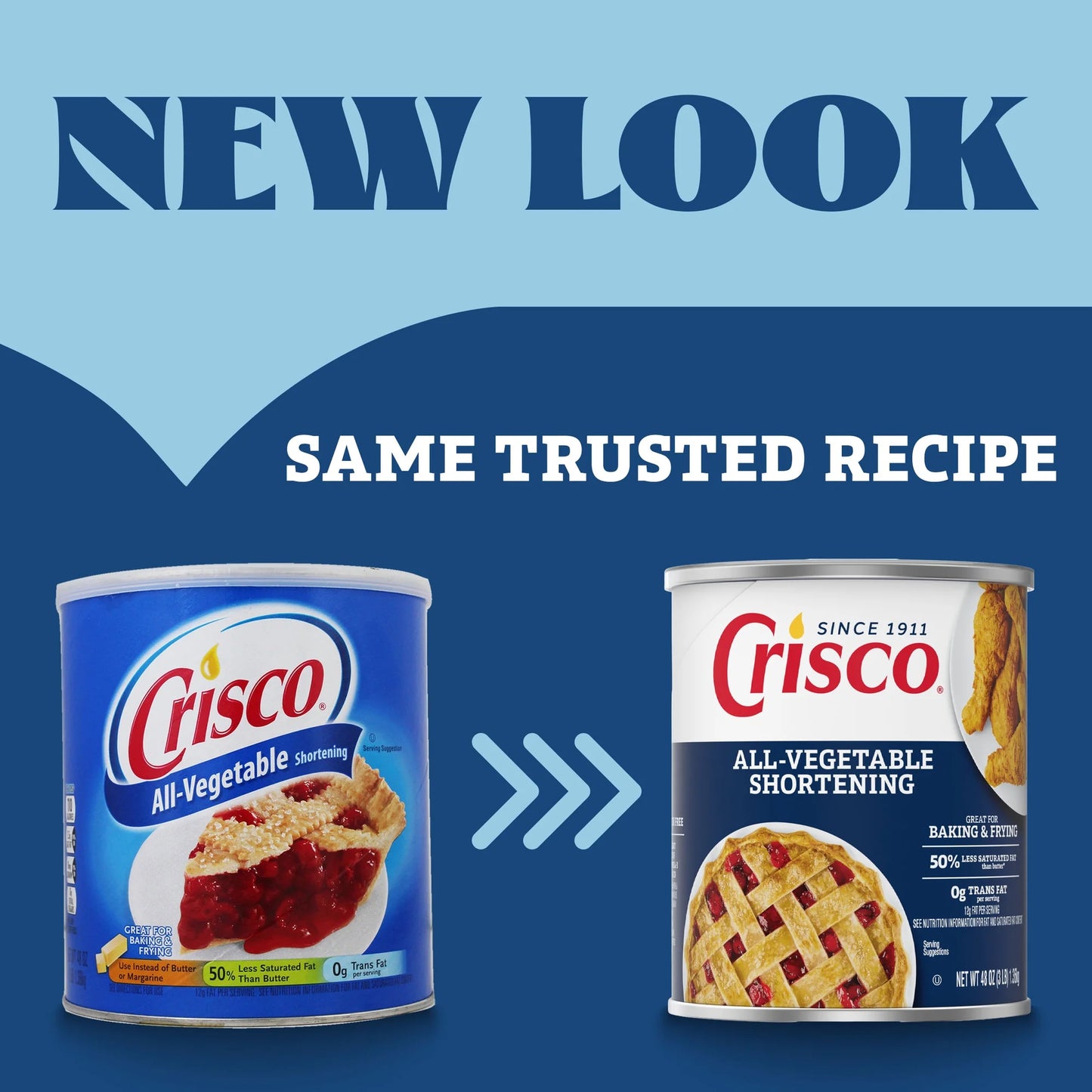 Crisco All-Vegetable Shortening, 48 oz