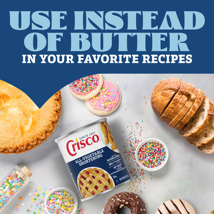 Crisco All-Vegetable Shortening, 48 oz