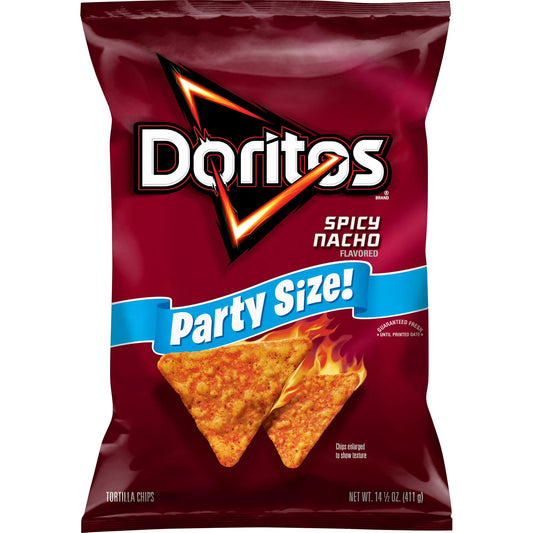 Doritos Spicy Nacho Flavored Party Size Tortilla Chips - 15oz