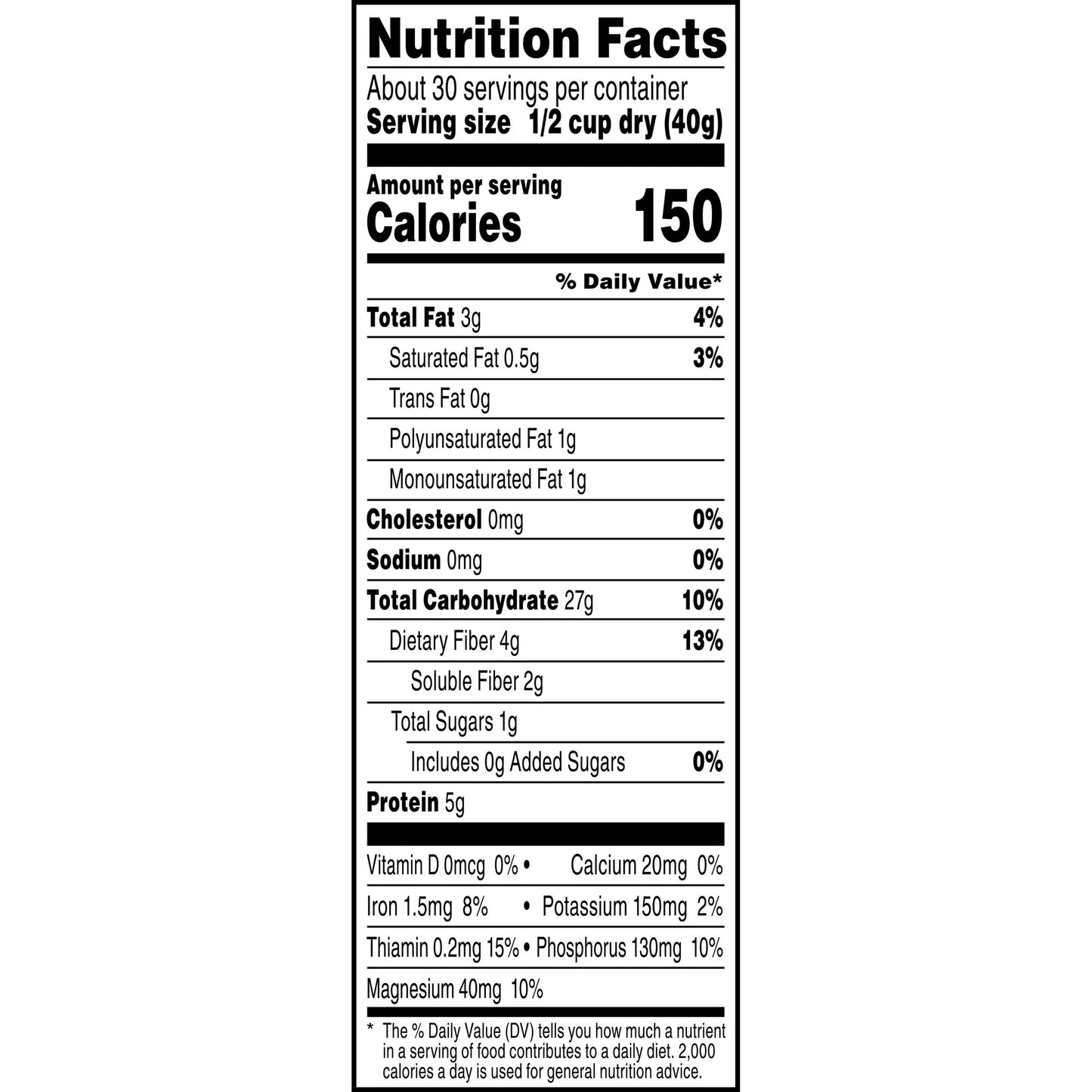 Quaker Old Fashioned Instant Whole Grain Oatmeal, 42 oz Canister Dry Oats