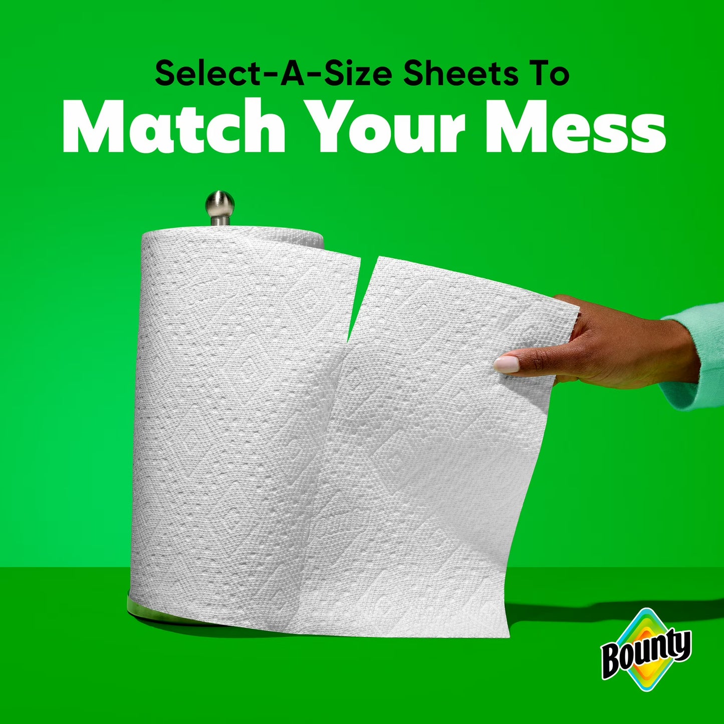 Bounty Paper Towels Select-A-Size White, 12 Double Rolls, 82 Sheets per Roll