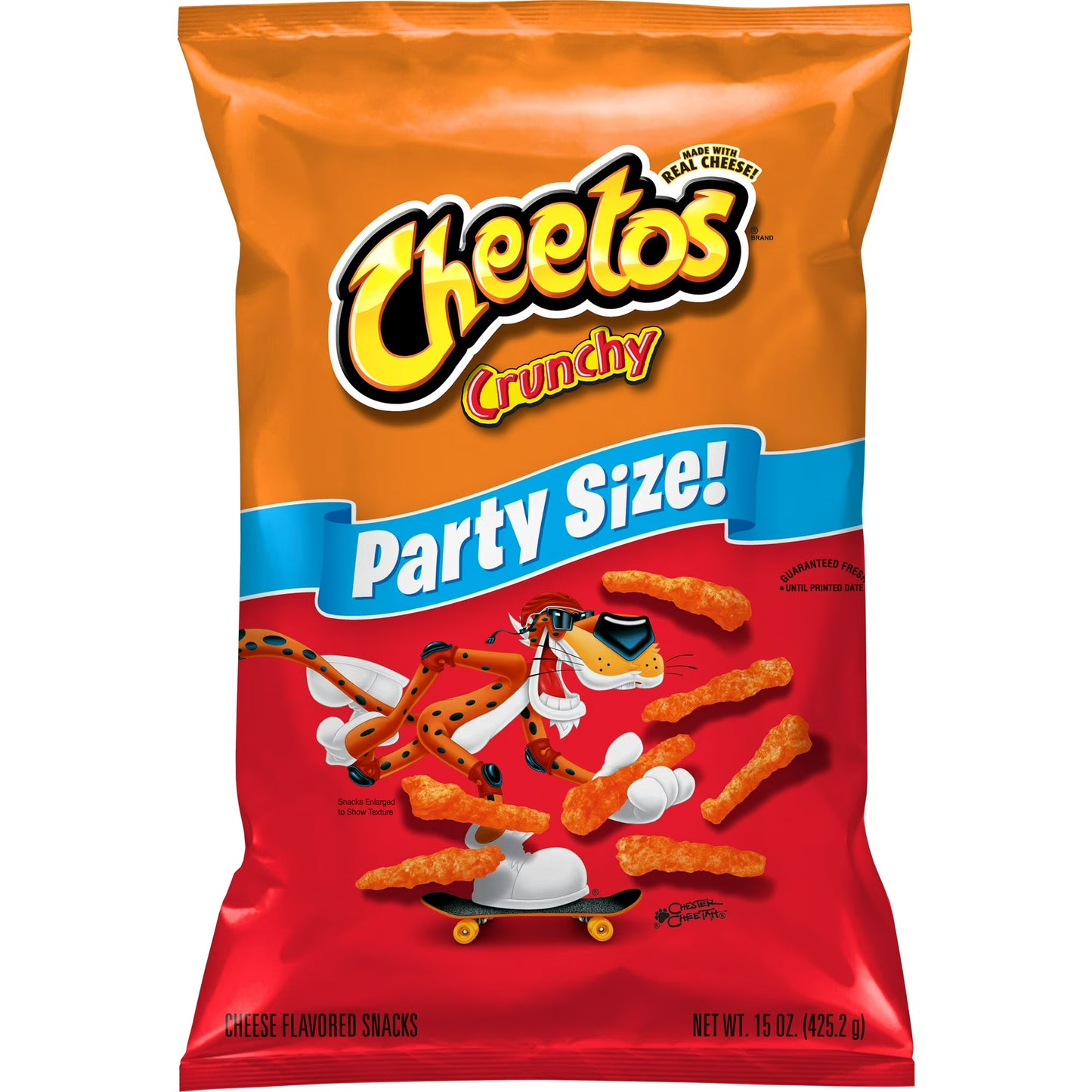 Cheetos Crunchy Cheese Flavored Snacks, 15 oz Bag