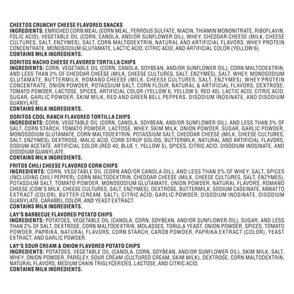 Frito Lay Flavor Mix Chips Variety Pack, 1 oz, 18 Count