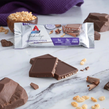 Atkins Endulge Treats, Crunchalicious Bar, Keto Friendly, 5 Count